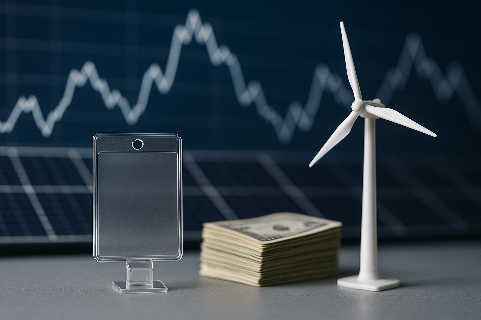 Price transparency and pricing signals of renewable energy not including any text prefer show an up and down price curve as background-1