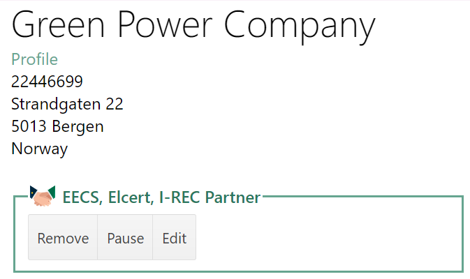 Company details